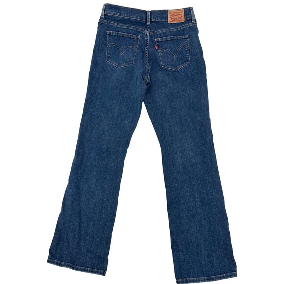 Levis Womens Classic Bootcut Jeans Blue Denim Size 6 - Picture 2 of 13